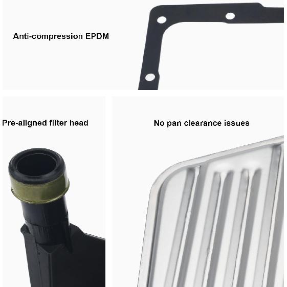 TF289 Transmission Filter Kit For 4L60E - Compatible With Chevy Silverado/GMC Yukon/Cadillac Escalade 1993-2014, Includes Sealing Gasket