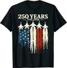 250-летний Юбилей США Патриотическая 250 Лет Американский 4 июля Футболка Унисекс