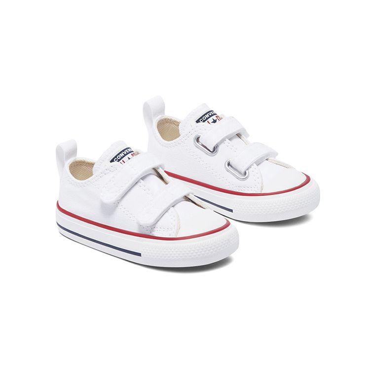 Converse Chuck Taylor All Star Низкие Простые Универсальные Низкие Кроссовки для Ходьбы Детская Обувь Белые 769029C
