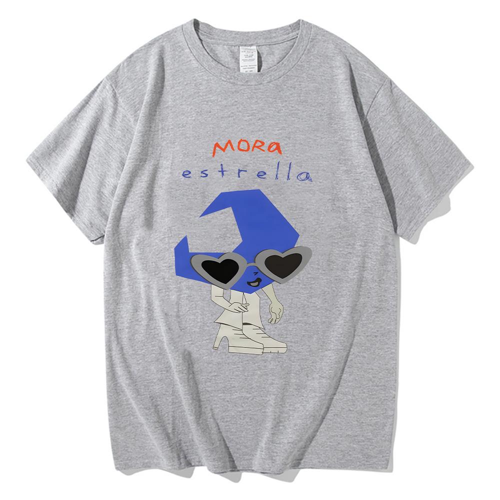 Mora Media Luna Футболка с графическим принтом Mora Merch Одежда Хлопок Унисекс Повседневные Топы Женщины Мужчины Высокое Качество Удобные Футболки
