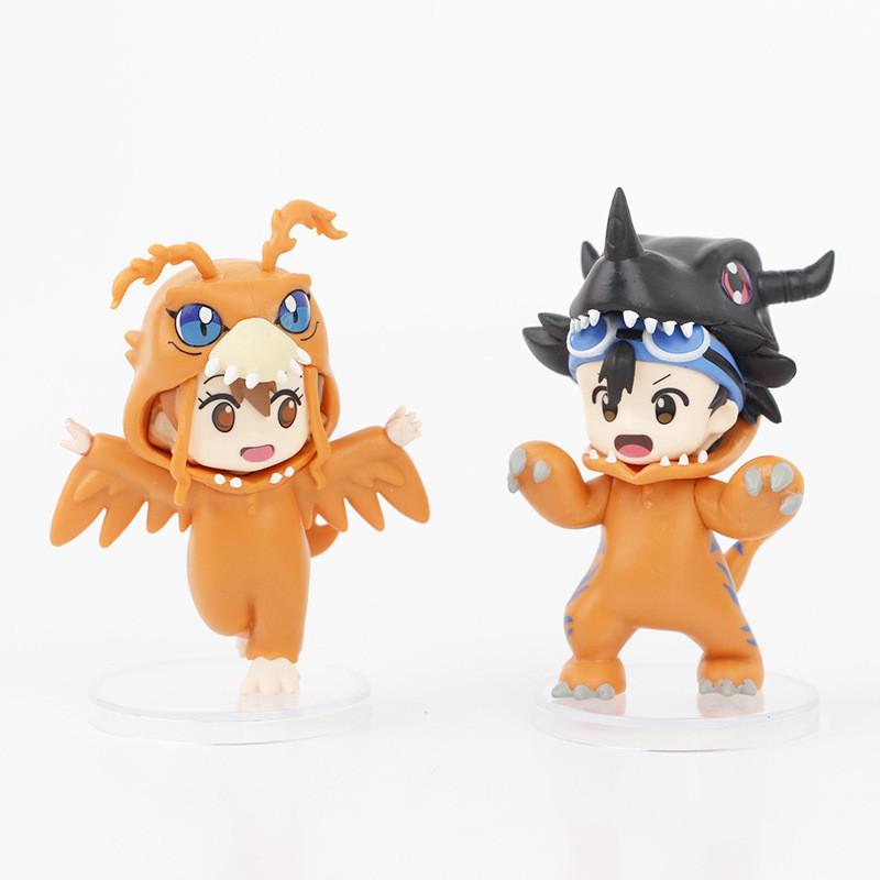 Изысканные ПВХ Аниме Фигурки Digimon Taichi Yamato Sora Koushiro Mimi Коллекционный Набор