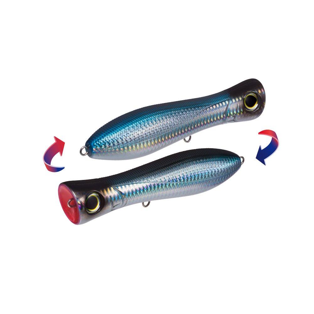 Приманка-поппер Bull Pop 150 мм CHBL 70 г Черный YO-ZURI Вес R1154-CHBL-Holo