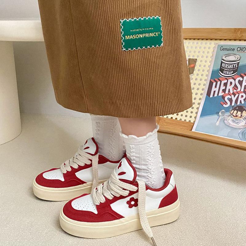 Niche Original Matcha Green Women's Small White Shoes Ins Style Trendy Casual Students Hundred Take Board Shoes Breathable Waterproof Sports Shoes