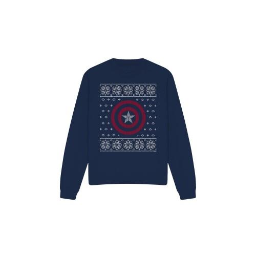 Captain America Толстовка унисекс для взрослых Shield