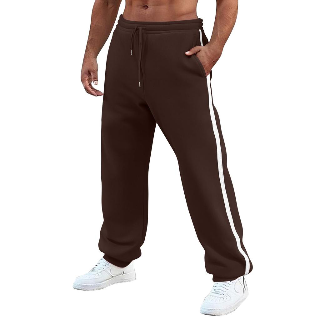 Men Trendy Fahion Drawstring Baggy Pant Casual Running Sweatpants