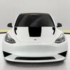 Черная виниловая наклейка на капот Блэкаут Для Tesla Model Y Наклейки на передний бампер Декор автомобиля Водонепроницаемая виниловая пленка Автоаксессуары для экстерьера