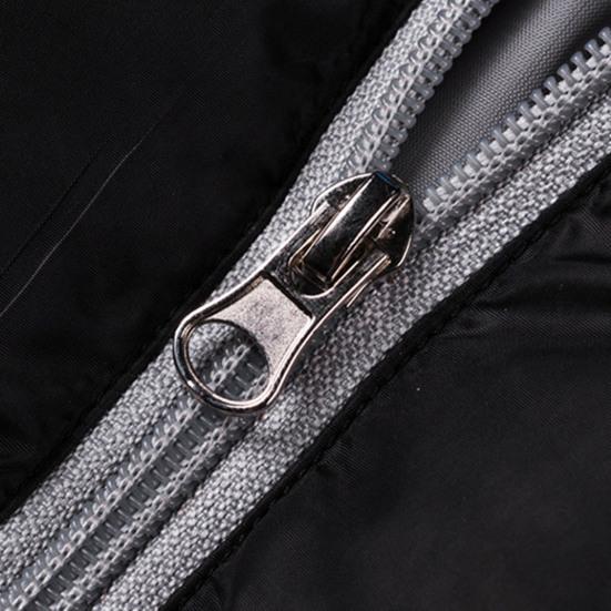 Мужская хлопковая куртка осень-зима теплая контрастного цвета с длинными рукавами воротник-стойка карман на молнии повседневное свободное мужское пальто верхняя одежда