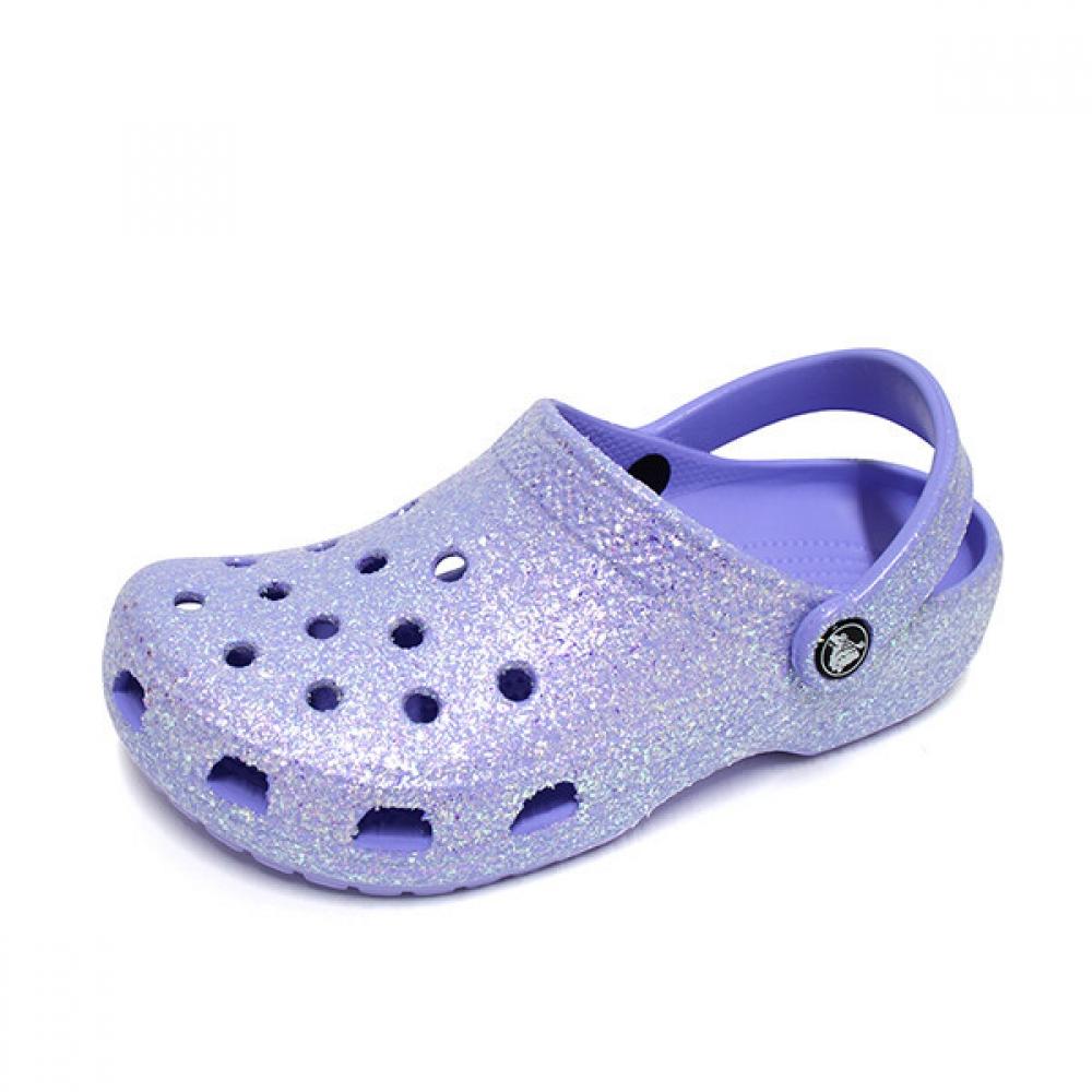 Crocs Мужской Женский Блестящий Фиолетовый 205942 5q6