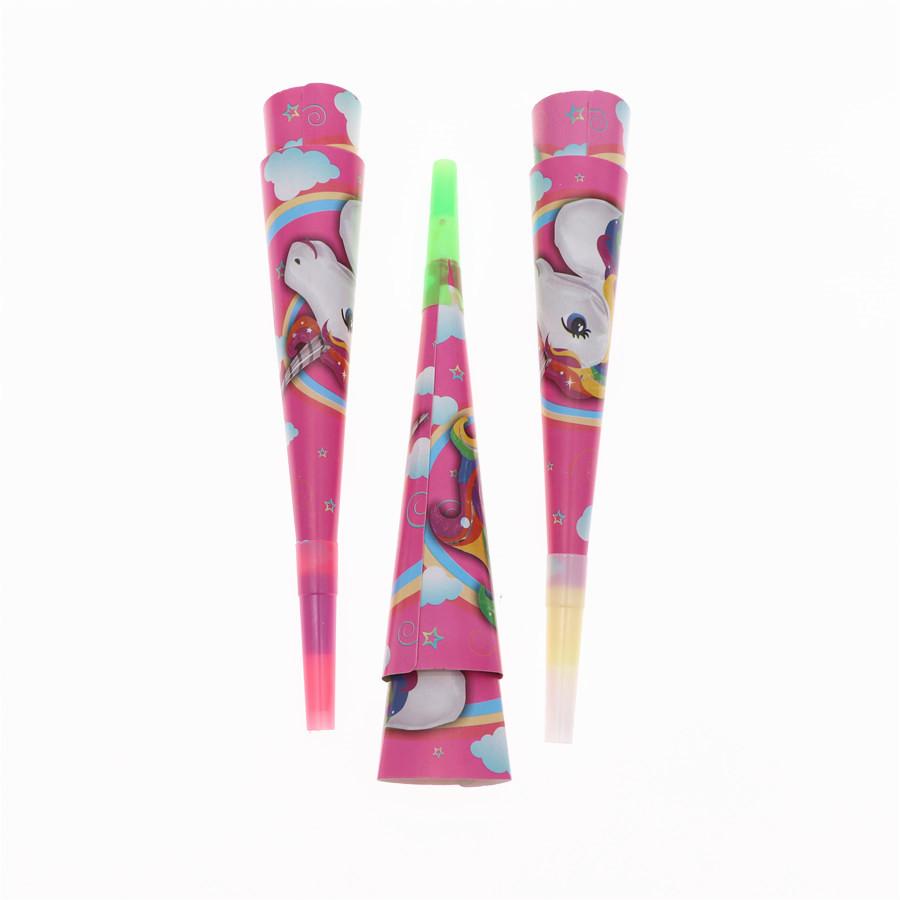 Волшебный Единорог Детские Товары для Дня Рождения с Красочными Тарелками, Стаканами и Баннерами