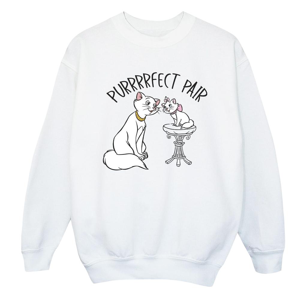 Disney Girls The Aristocats Purrfect Pair Sweatshirt