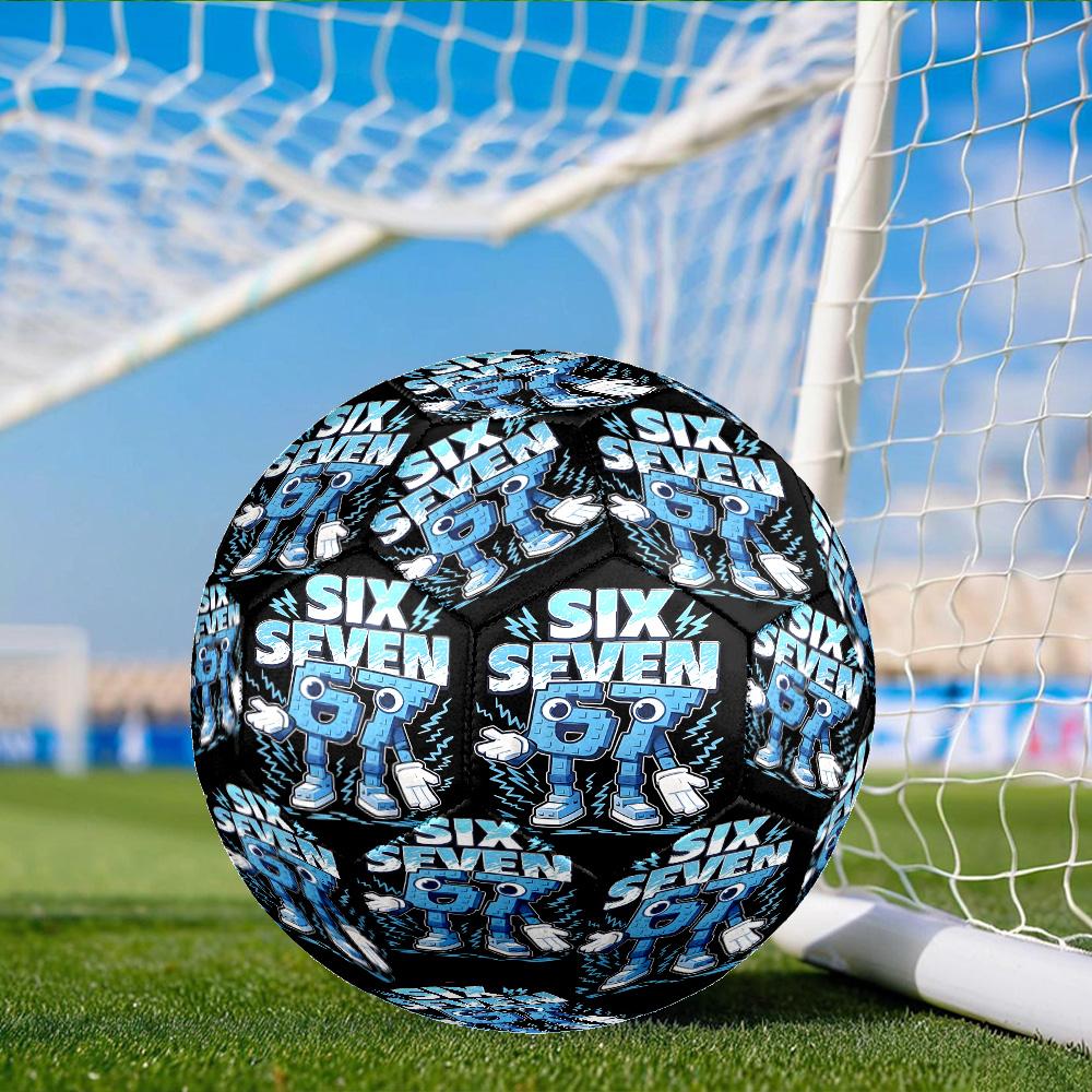 Adventure Energy Number 67 Size 5 Soccer Ball, Suitable for Training and Matches, High-Elasticity, Wear-Resistant Material Gift for Fan