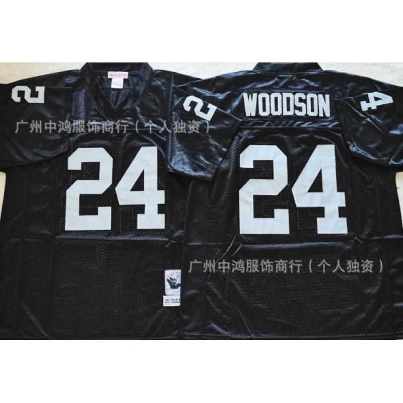 Vintage NFL Oakland Raiders Jersey Embroidered Short Sleeve Football Shirt Sports Fans