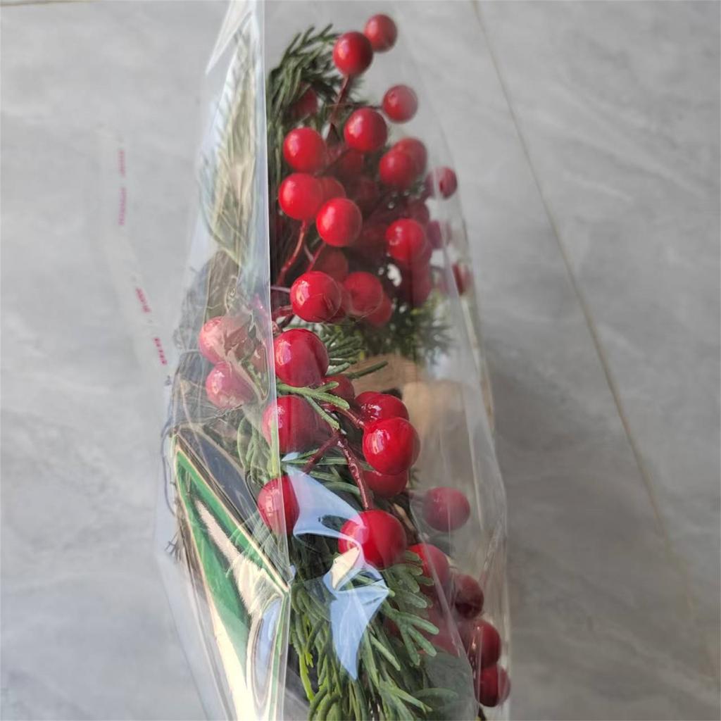 Имитация Сердцевидное Мягкое Резиновое Кольцо Гирлянда Подвеска Рождественский Праздник Наружное Украшение