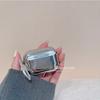 ins wind plating three-dimensional silver premium love for Apple AirPods wireless bluetooth headset protective case cover