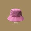 Trendy black fisherman hat for women, summer Korean style casual versatile Japanese sun protection sun hat, men's bucket hat