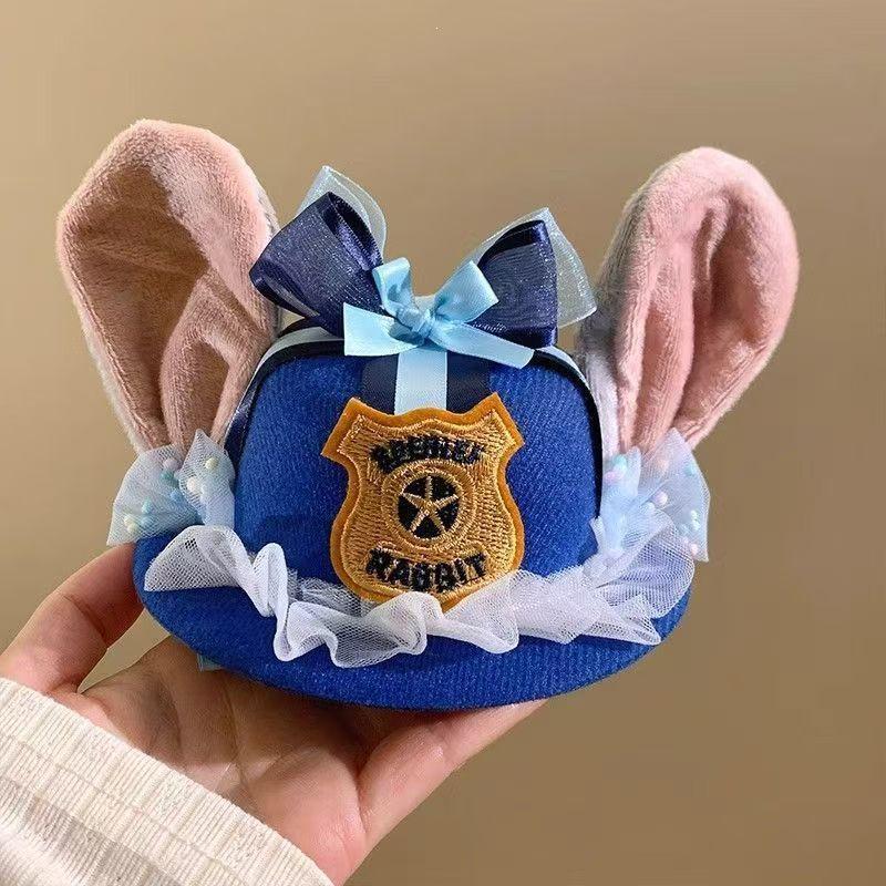 Zootopia Judy Hopps Headband & Hair Clips - Cute Hair Accessories for Women & Children