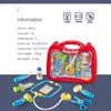 Kids' Medical Toy Set: Doctor & Nurse Play Kit with Sound & Light Stethoscope and Trolley Case