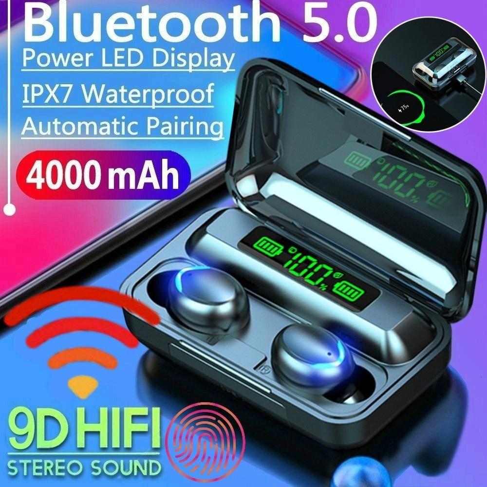 Беспроводные Bluetooth-гарнитуры с шумоподавлением CVC8.0 TWS 8D HIFI 5.0