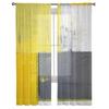 Стиль масляной живописи абстрактный геометрический желтый тюль оконная занавеска прозрачные занавески для гостиной домашний декор драпировка панель