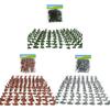 Children Combat Soldier Figure Toy 100Pieces/Set with 12 Types Posture Great for Combat Enthusiasts Shelf Display Figure