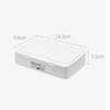 Storage Box Organizer Desktop Storage Box Mini Pop-up Cotton Swab with Lid Cosmetic Cotton Plastic Dustproof