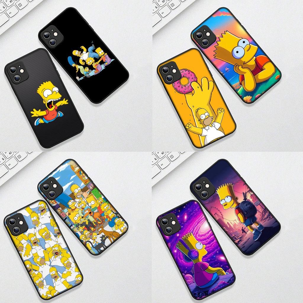 Anime The S-Simpsons Bart for Samsung Galaxy Note 20 Ultra 10 8 9 S10 Plus Lite S8 A70 A24 A25 S10E A21S A37 A57 A55 A7 Case