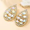 Teardrop Rhinestone Diamond Earrings for Women - Elegant Party Accessories