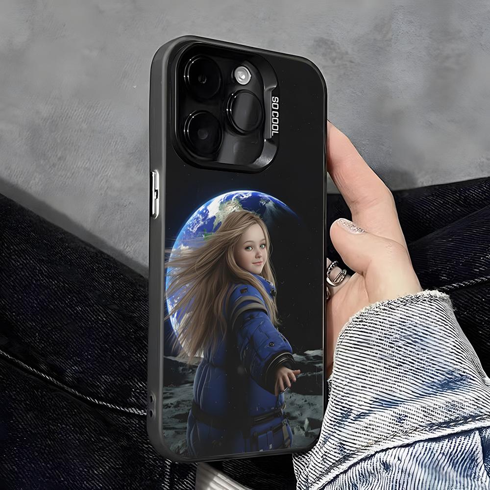 Чехол для телефона P-Pragmata для IPhone 17 Pro Max 16 Pro Max 15 14 13 11 12 Mini Xs X Xr 7 8 Plus Se Цвет Серебристый Чехол