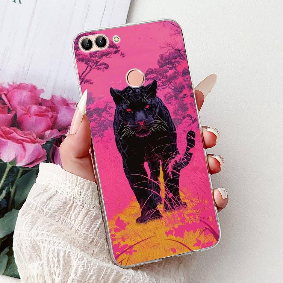 For Huawei P Smart 2018 Case Popular Butterfly Soft Silicone TPU Phone Back Cover For Huawei PSmart FIG-LX1 FIG-LX2 FIG-LX3 Case