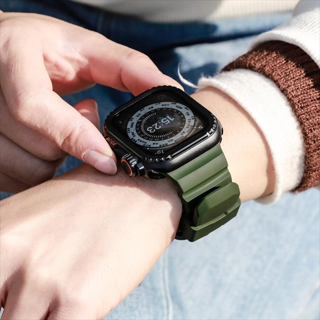 Trail Loop Strap for Apple Watch Band Ultra 2 49mm 46mm 45mm 44mm 42mm Sport Rubber Bracelet Iwatch Series 10 9 8 7 6 SE 5 4