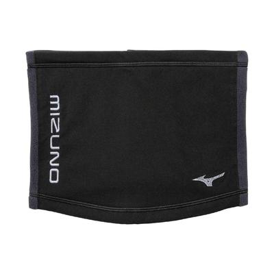 Mizuno Тренировочный непродуваемый флисовый бафф на шею, защита от холодной воды, универсальный размер, согревающий, защитный, водоотталкивающий, 32JYB710, черный,