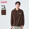 Baleno Men's Waffle Knit Half-Zip Loose Fit Sweatshirt