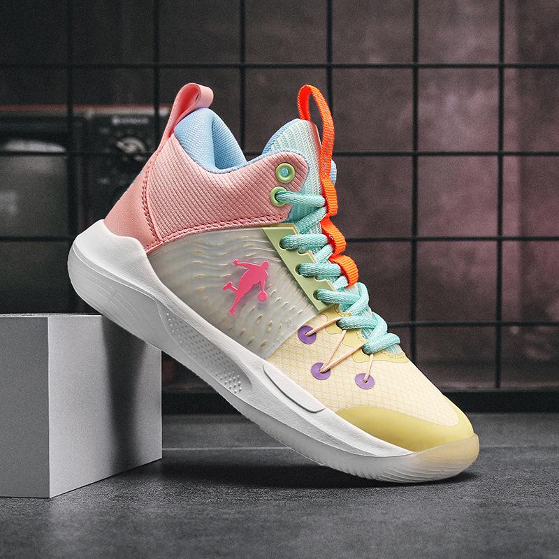 Детские дышащие баскетбольные кроссовки Kobe - Осенняя сетка, Противоскользящие, Мягкая подошва, Износостойкие для спорта и бега в начальной школе