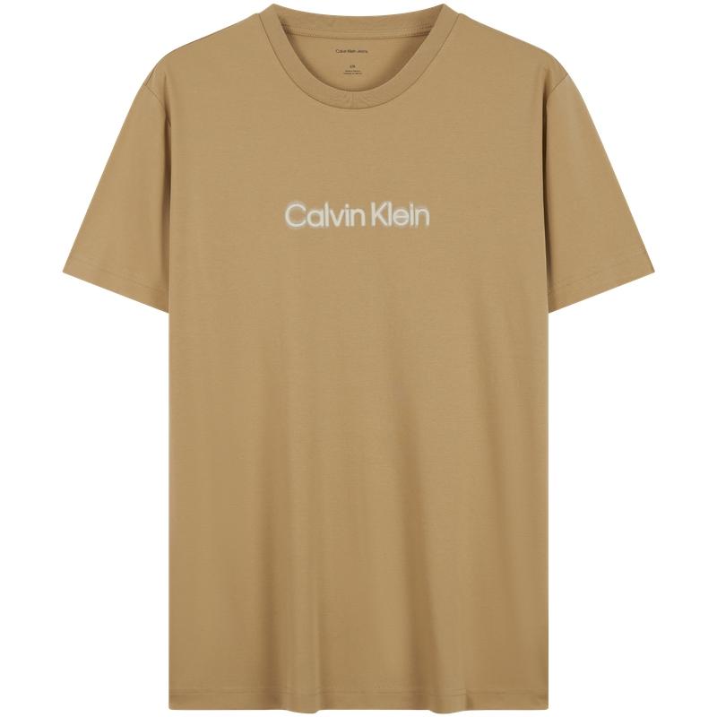 Calvin Klein T-Shirts Men's Crew Neck Moderate 4RAB807