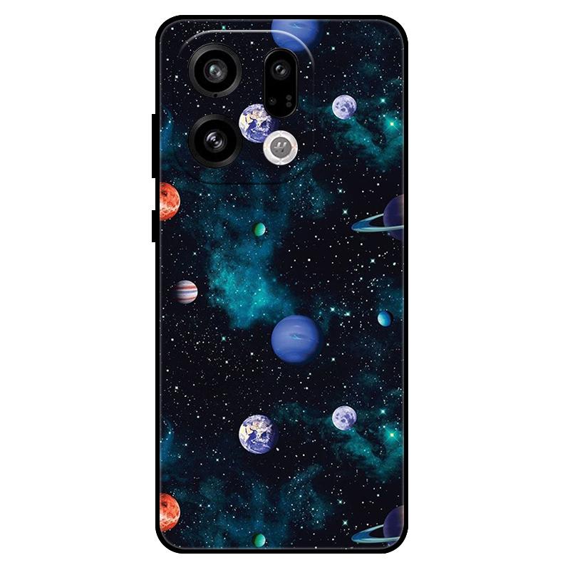 For Oppo Find X9 Pro Case Silicone Luxury Space Soft Bumper for Oppo Find X 9 X9Pro 5G 2025 Phone Cover TPU Funda Shockproof