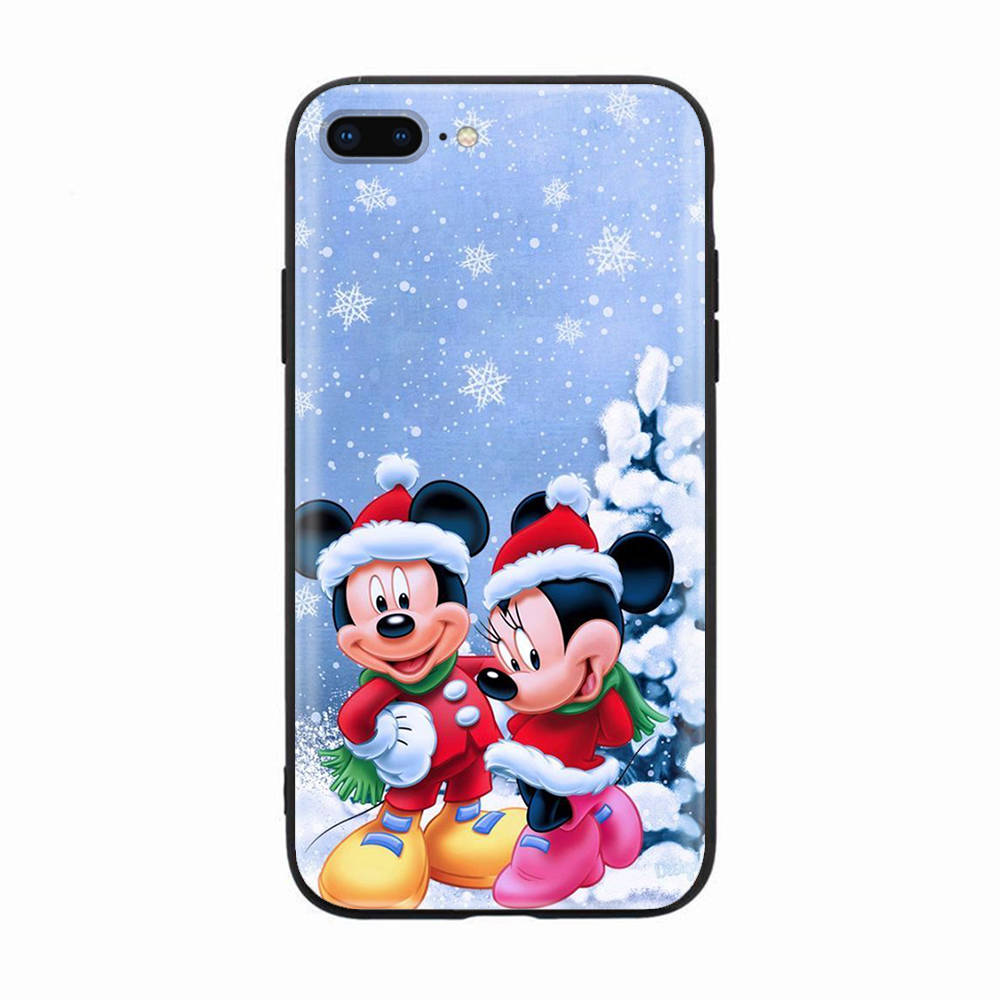 Черный чехол для Xiaomi Redmi 13C Note 9 iPhone XR 7 8 14 15 11 12 13 X XS Pro Max Samsung A25 S23 S24 FE Ultra Plus Christmas Xmas