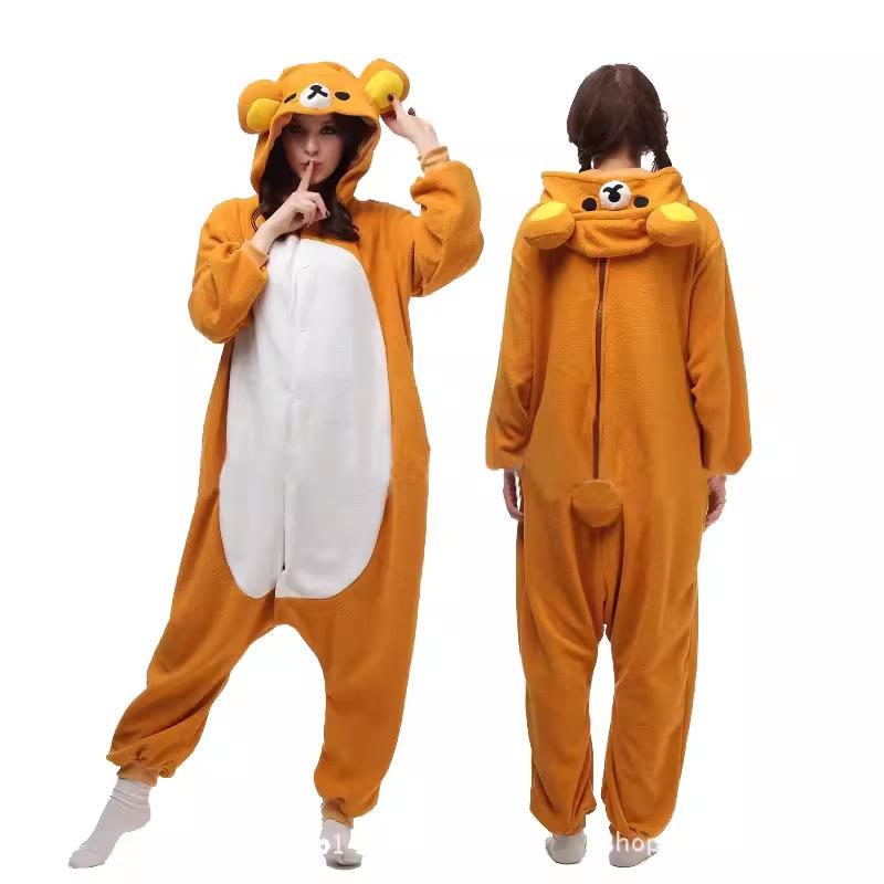 Bear onesie, Halloween stage costume, adorable cartoon unisex loungewear