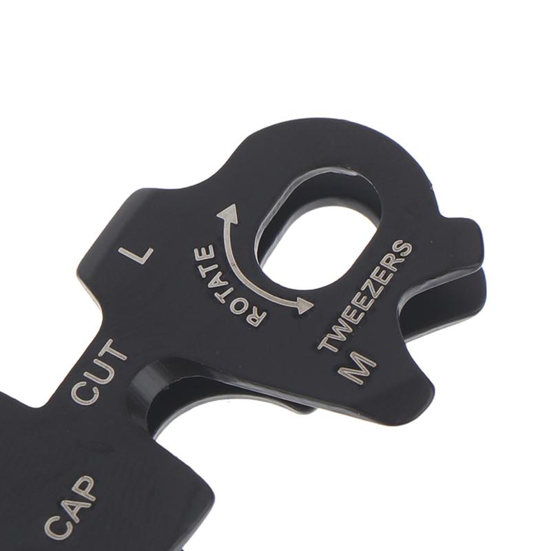 1 шт. Крючок-брелок из нержавеющей стали, плоскогубцы, пилка для ногтей, бутылочная отвертка, отвертка, открывалка для бутылок для походного снаряжения для выживания на открытом воздухе