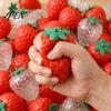 Игрушка для снятия стресса, клубника, виноград, игрушка-антистресс, реалистичные фрукты, сжимаемая, сенсорная, для снятия тревожности, офисный стол, для детей, взрослых, фиджет