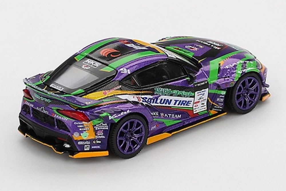 MINI GT Масштаб Toyota GR Supra KUHL 2021 D1GP EVANGELION RACING Готовая модель 1/64 MGT00951-BL