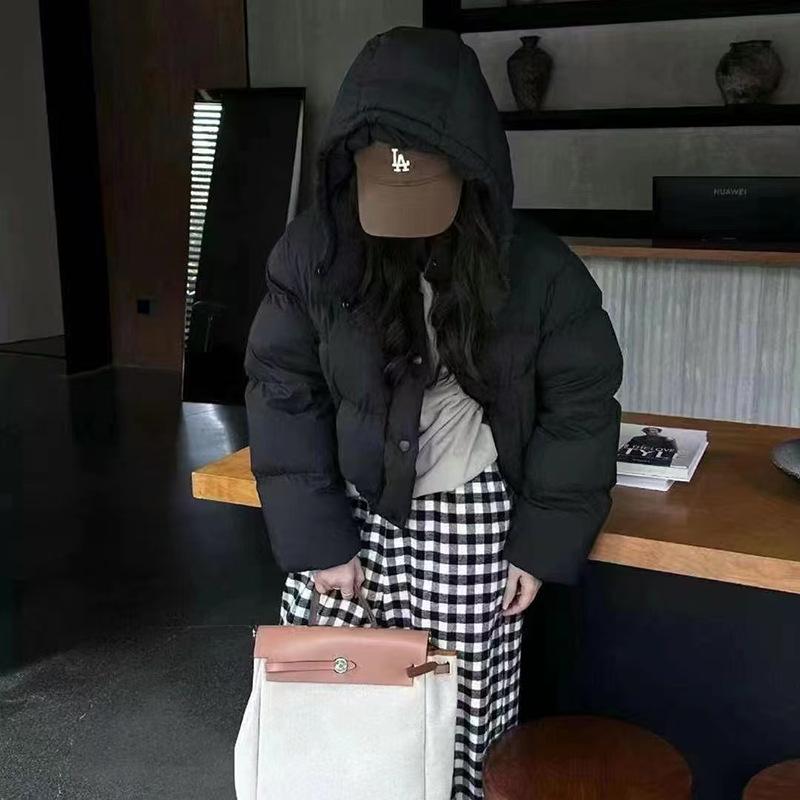 Пуховик бренда Tide, женская короткая куртка на зиму 2024 года с двумя лямками, утолщенный белый утиный пух