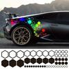 52Pcs/Set Car Body Honeycomb Auto Vinyl Decals Large Small Combination Hexagonal Stickers DIY Decoration