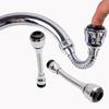 Pipe ABS Plastic Chromed Faucet Nozzle 360 Degree Aerator Sprayer Swivel Tap