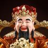 Статуэтка Бога Богатства Восьми Направлений для Домашнего Поклонения - Привлечение Процветания для Магазинов и Открытия Компаний