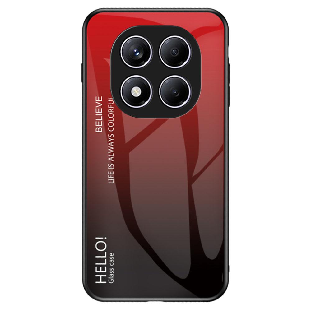 For Xiaomi Redmi Note 14 Pro 4G Case Anti-Scratch Tempered Glass+PC+TPU Phone Cover