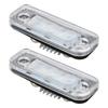 Подсветка номерного знака автомобиля, 1 пара, 12 В, 2,8 Вт, 3528SMD, сигнальная лампа для Mercedes-Benz W203 W211 C219 R171 CLS SLK