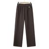 2025 Autumn/Winter Wool Blend High-Waisted Wide-Leg Pants for Middle-Aged & Elderly Women - Comfy, Stylish, Warm.