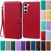 Чехол S24 FE для Samsung Galaxy S24, чехол S24+ Ultra Leather Flip Wallet Case для Samsung Galaxy S24 FE S 24 Plus, чехол для телефона Funda