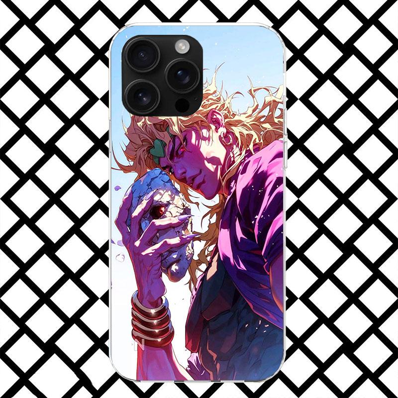 Чехол для телефона JoJo Adventure Dio Diego Brando для iPhone 17 Air 16 16E 15 14 Plus 13 Mini 12 11 Pro Max 7 8 + SE 2020 Мягкий чехол Fu