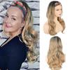 Парики с повязкой на голову для женщин, длинные синтетические волнистые натуральные парики с повязкой на голову, парик для наращивания волос